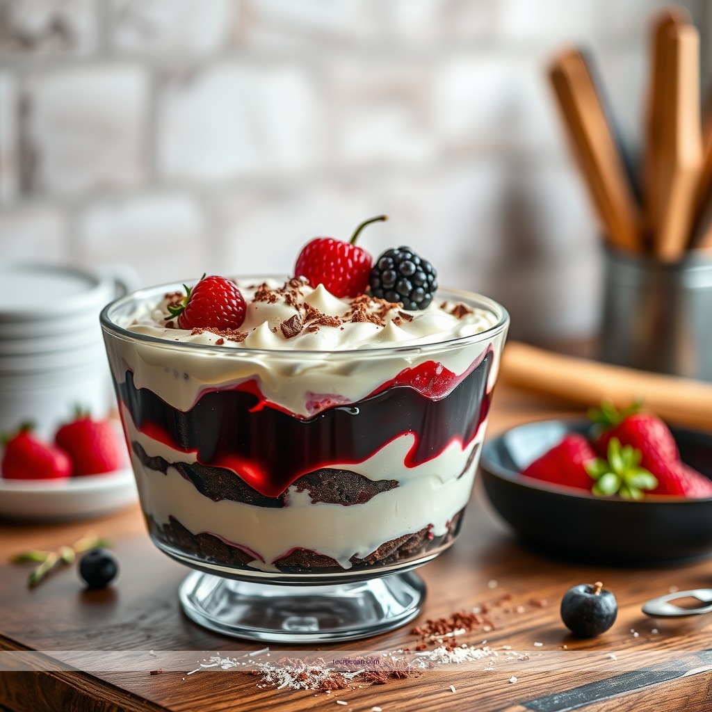 Time Required - black forest trifle dessert recipes