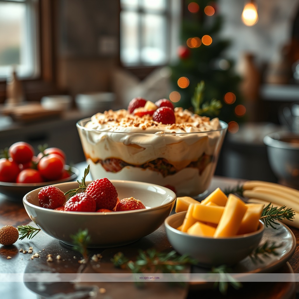 Time Required - christmas holiday trifle recipes