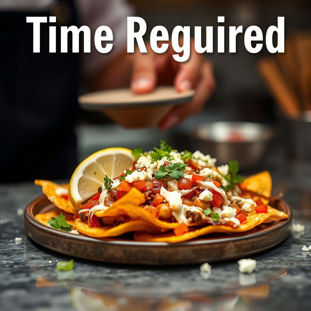 Time Required - recipe nachos
