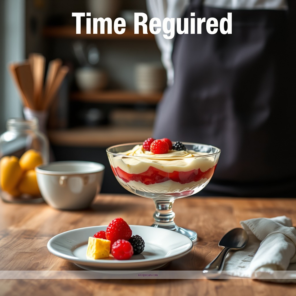 Time Required - trifle recipe with custard and jelly