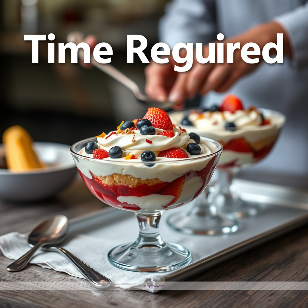 Time Required - 4th of july trifle dessert recipes