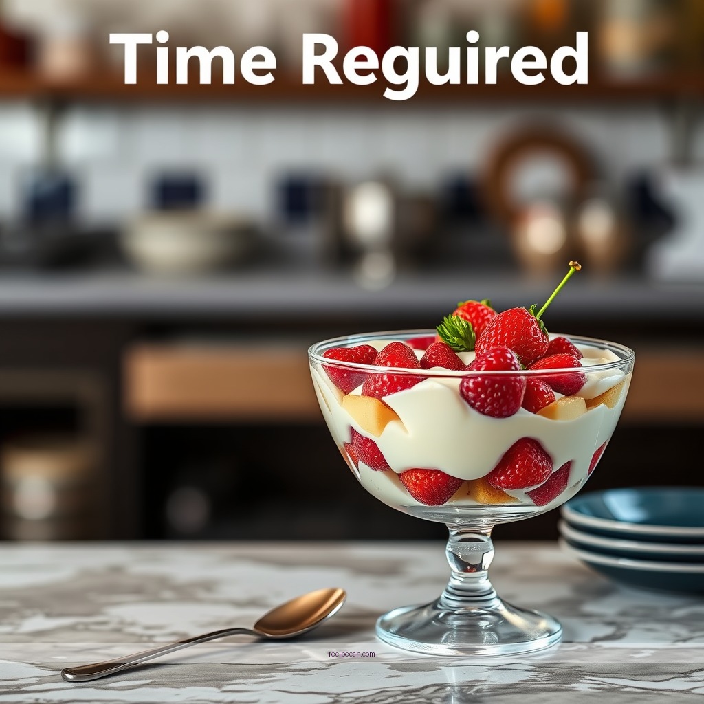 Time Required - classic trifle recipe