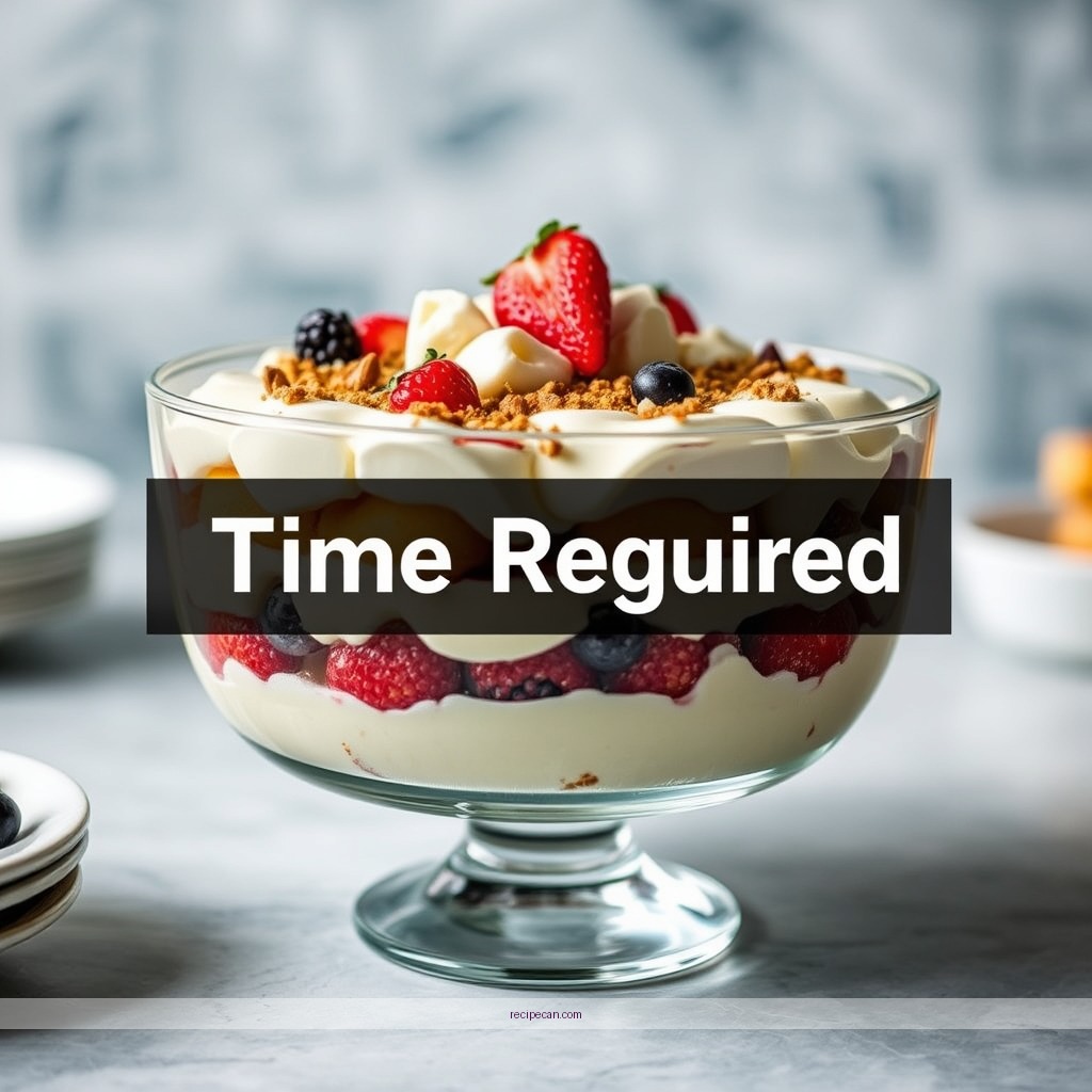 Time Required - dessert trifle recipes