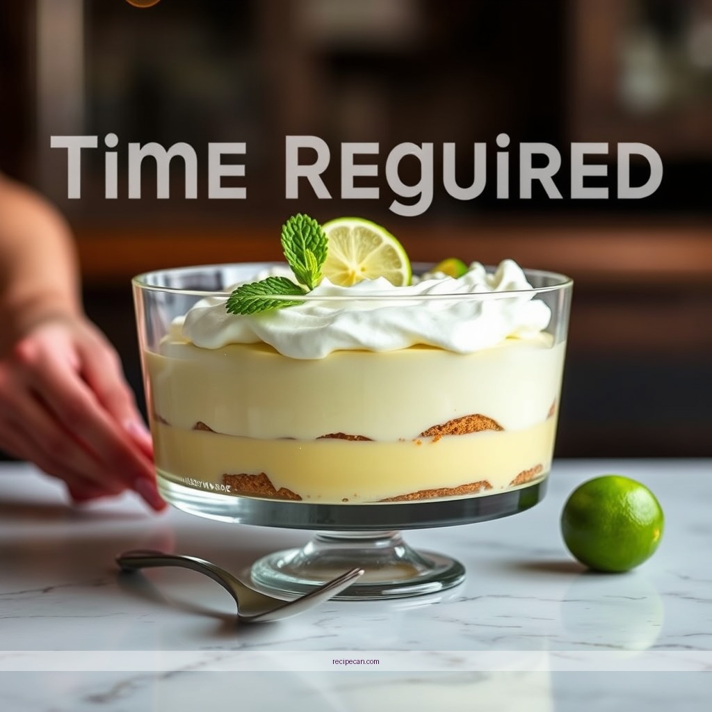 Time Required - key lime pie trifle recipe