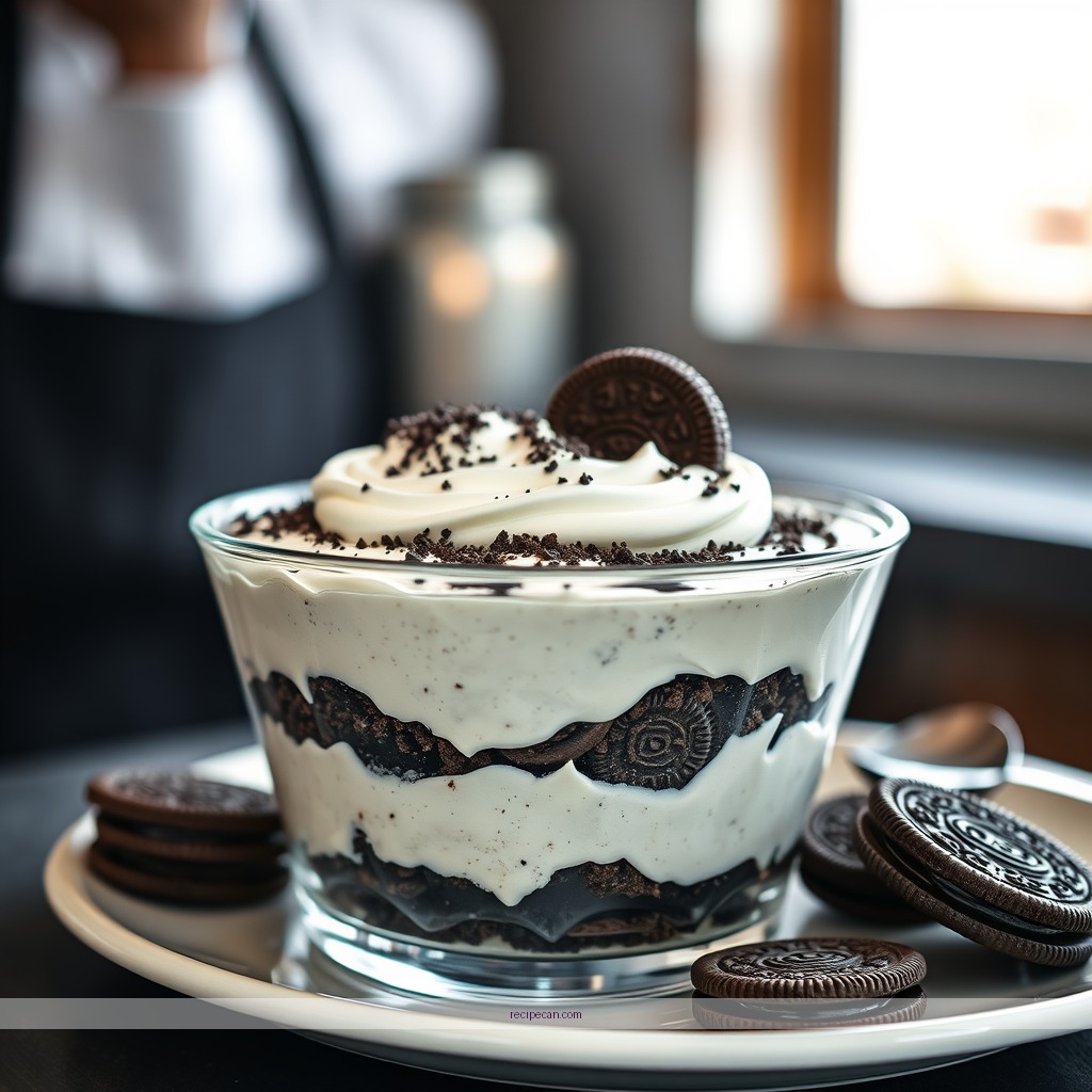 Time Required - recipe for oreo trifle