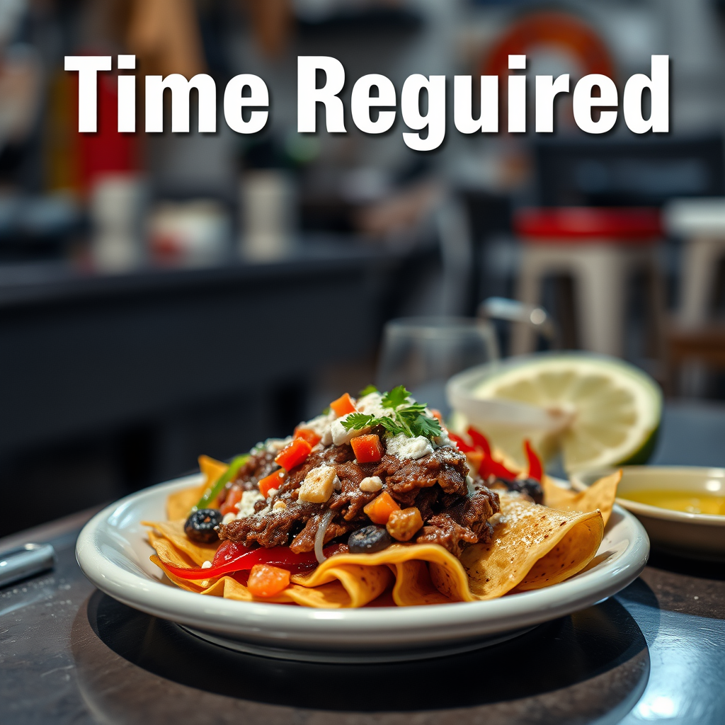 Time Required - basic beef nachos recipe