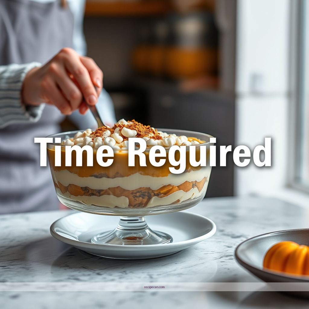 Time Required - recipe pumpkin trifle