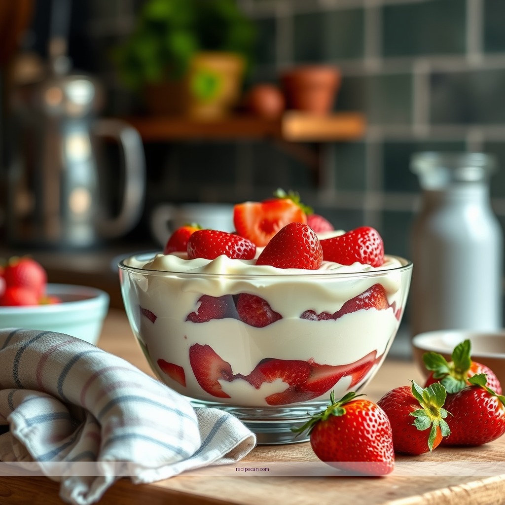 Time Required - strawberry trifle recipe with cream cheese