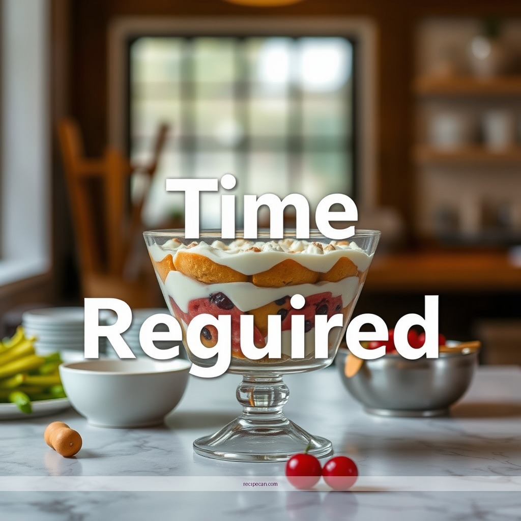Time Required - thanksgiving trifle recipe