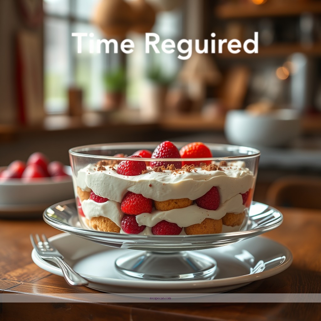 Time Required - easy christmas trifle dessert recipes