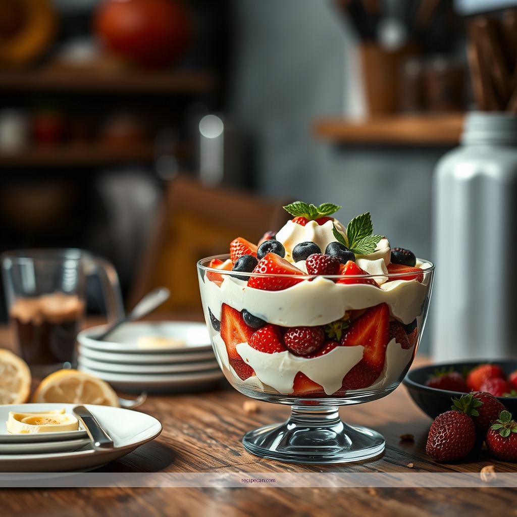 Time Required - fourth of july trifle recipe