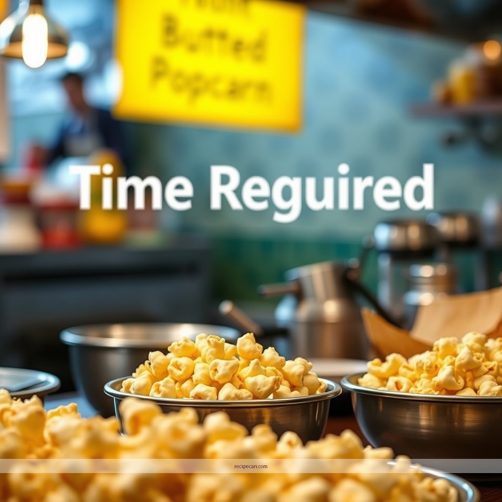 Time Required - peanut butter popcorn recipe
