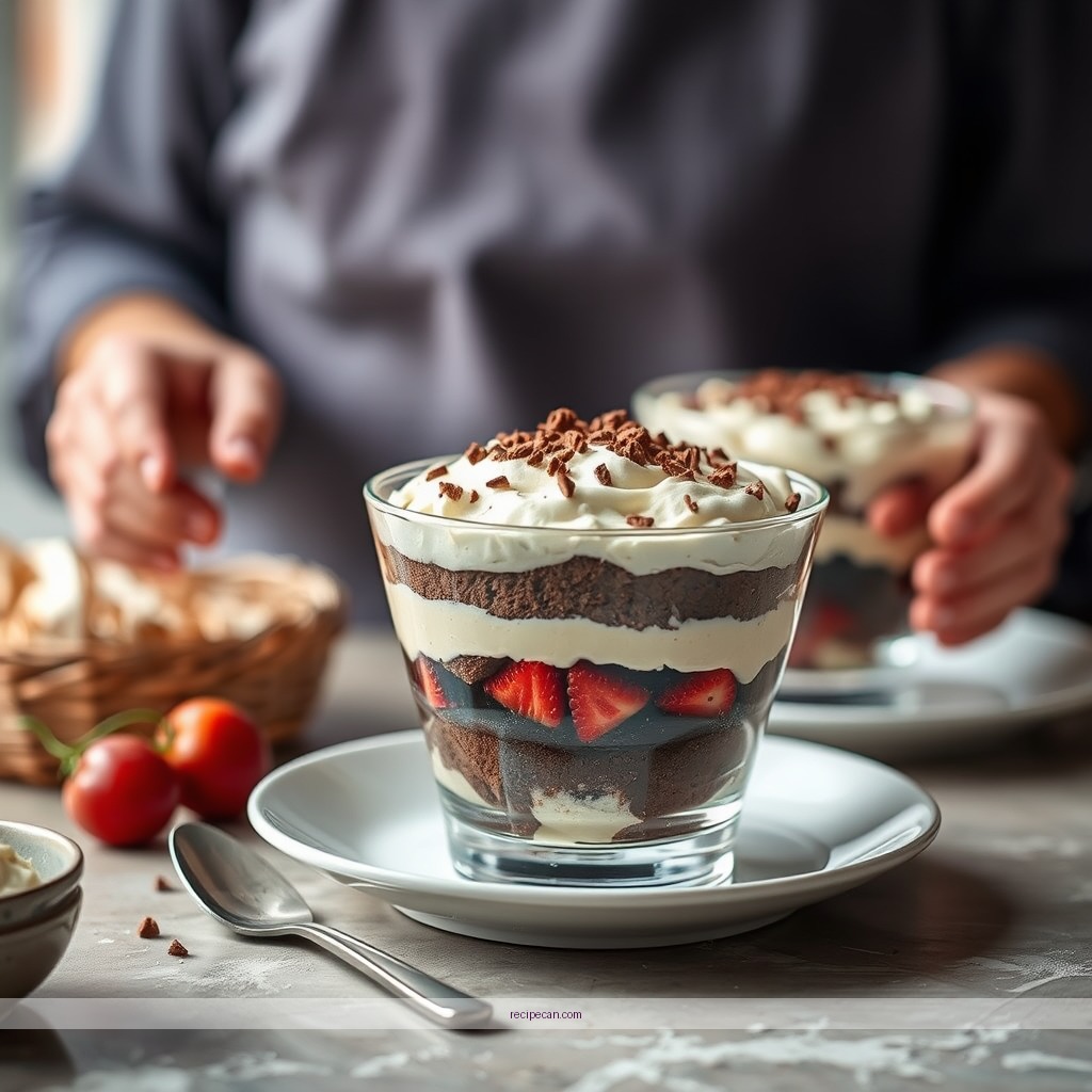 Time Required - recipe for brownie trifle