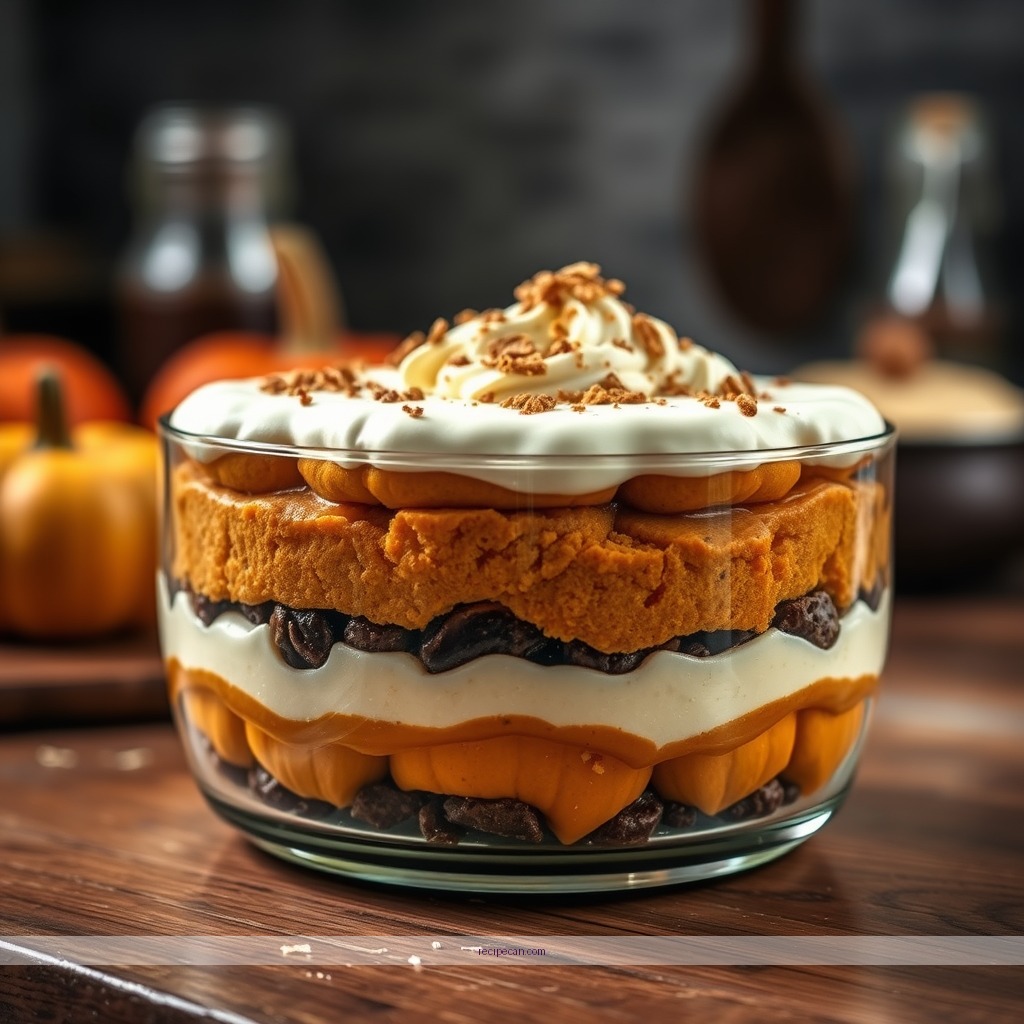 Time Required - recipe for pumpkin trifle