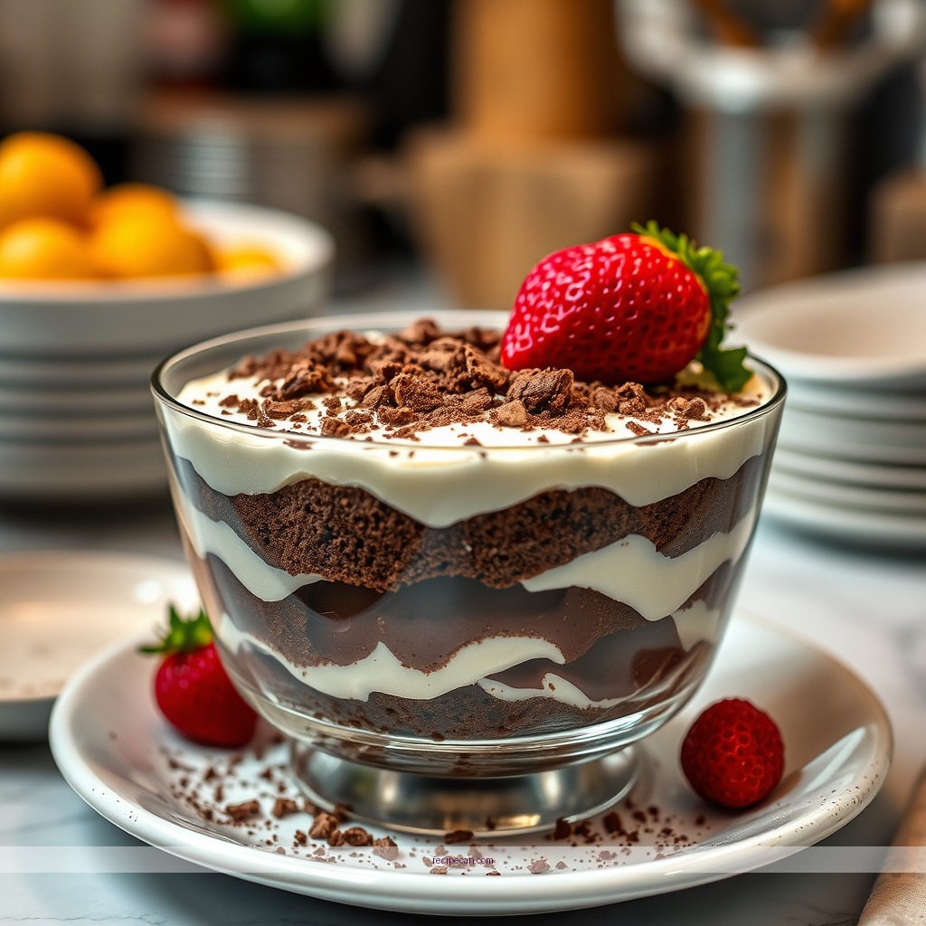 Time Required - chocolate cake trifle recipe