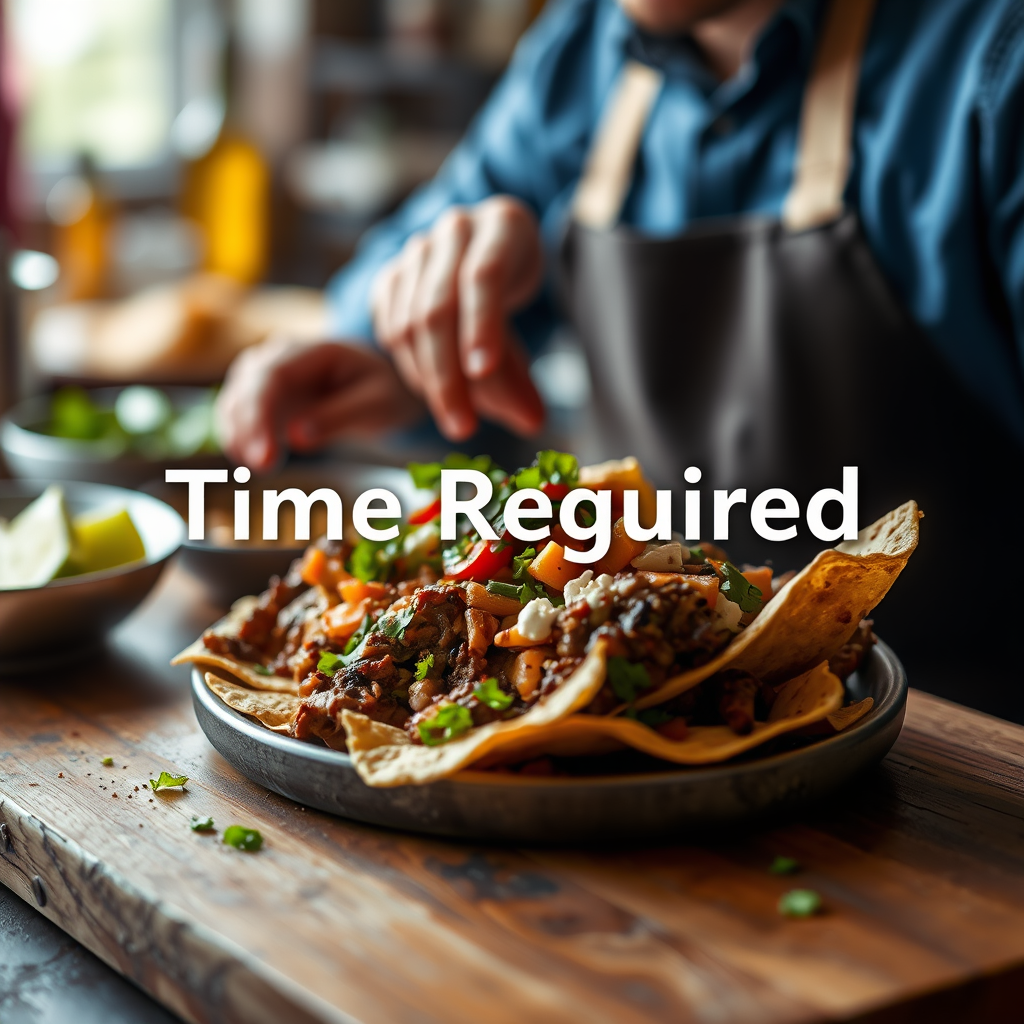 Time Required - carne asada nachos recipe