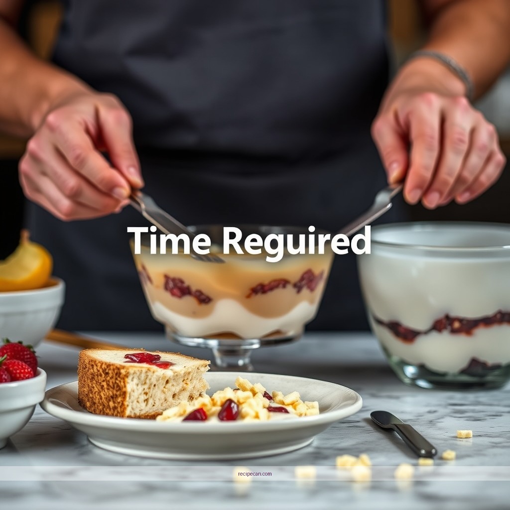 Time Required - fall trifle recipe