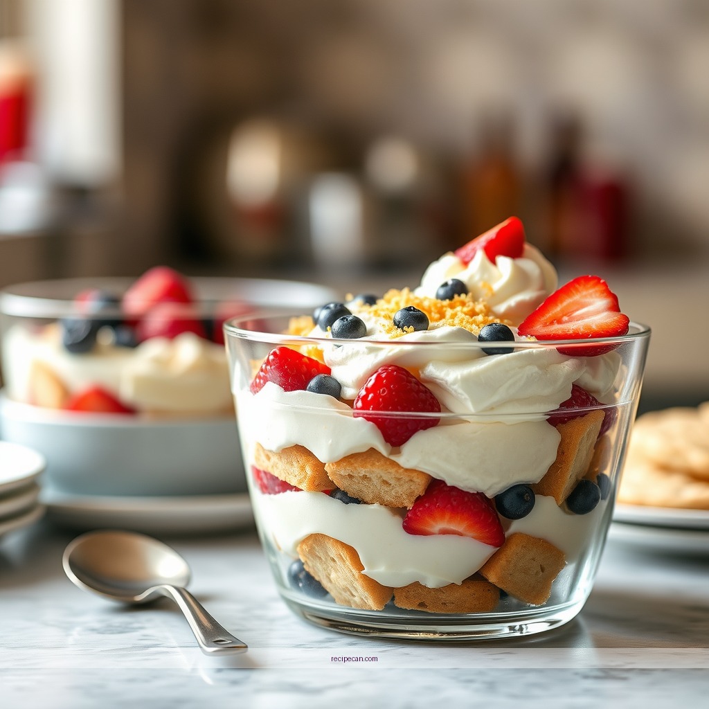 Time Required - fourth of july trifle dessert recipes
