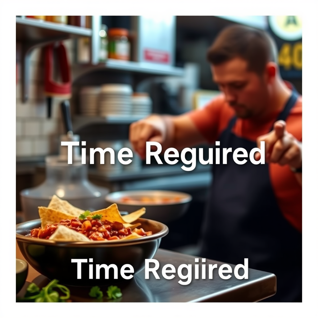 Time Required - chilli and nachos recipe