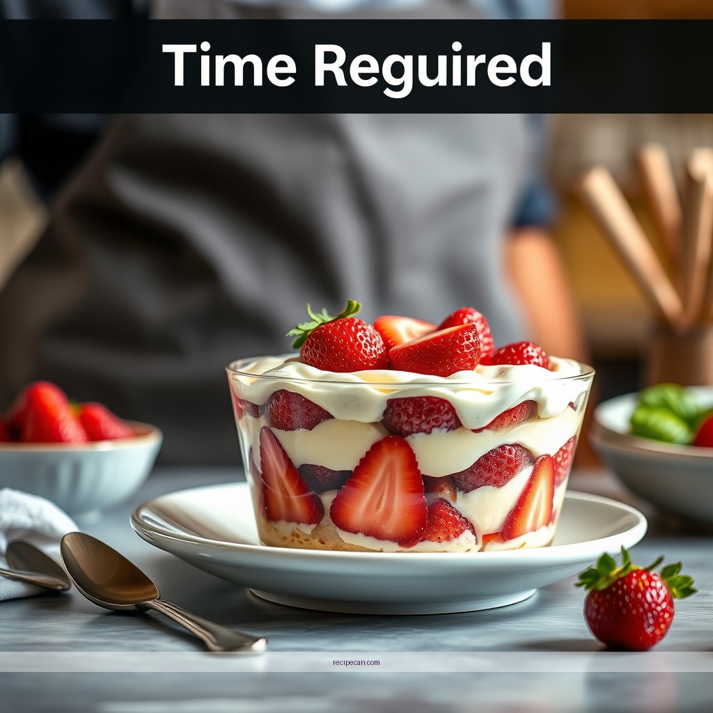 Time Required - quick strawberry trifle recipe