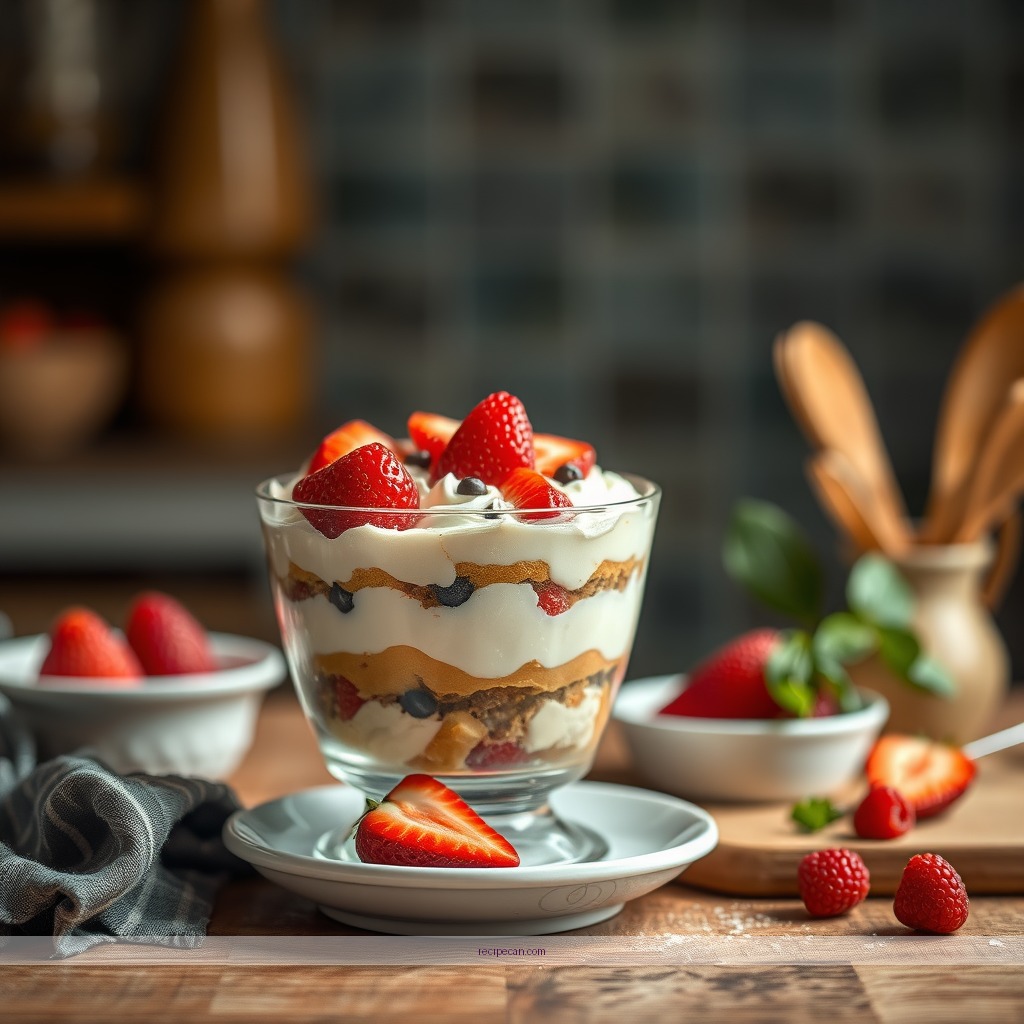 Time Required - recipe for 4th of july trifle