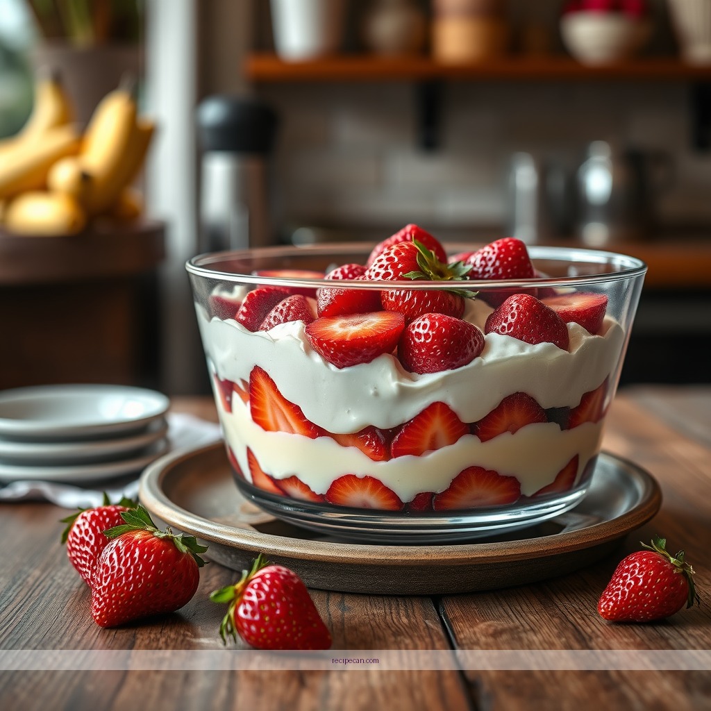 Time Required - recipe for a strawberry trifle