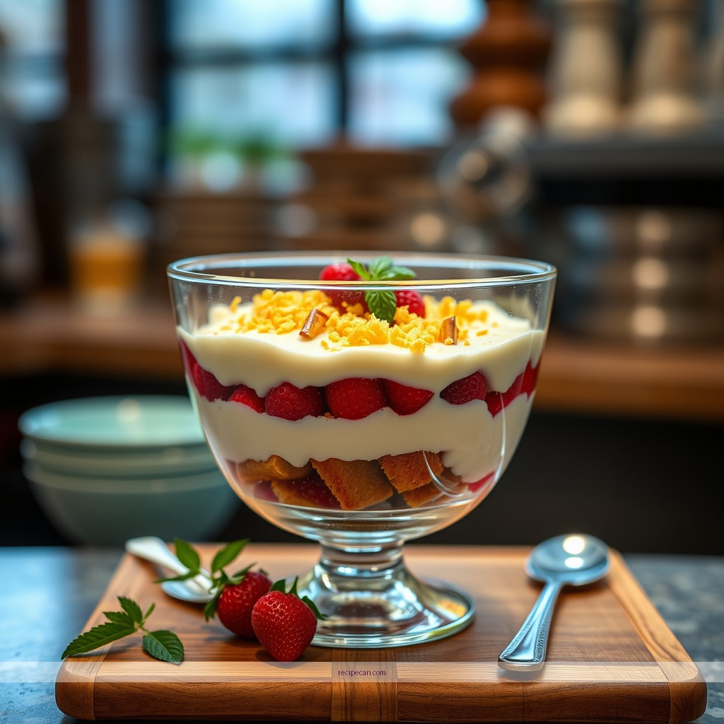 Time Required - recipe for trifle bowl