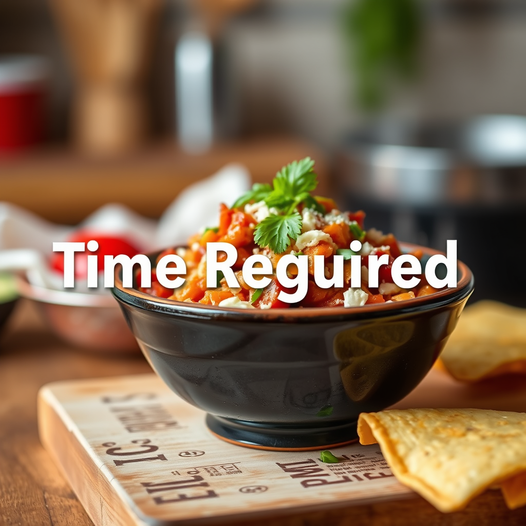 Time Required - chilli nachos recipe