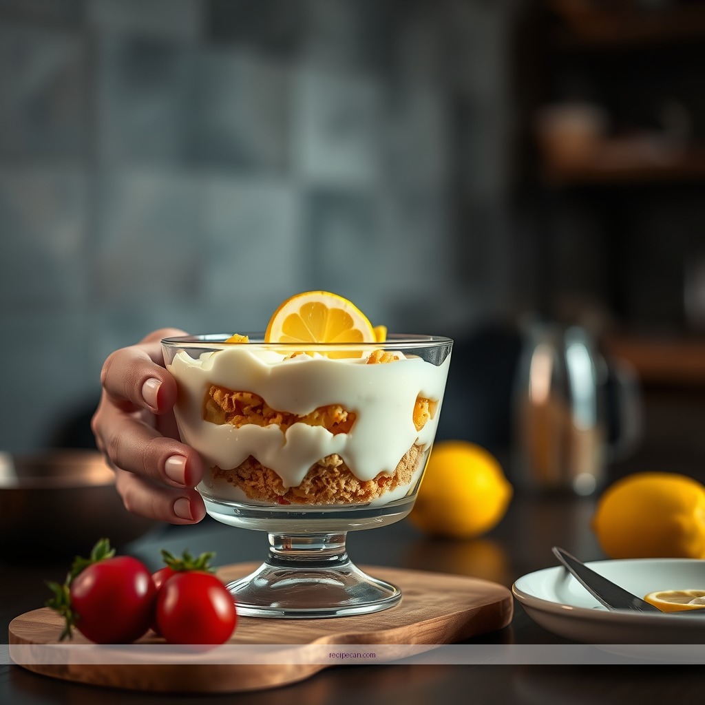 Time Required - recipe lemon trifle