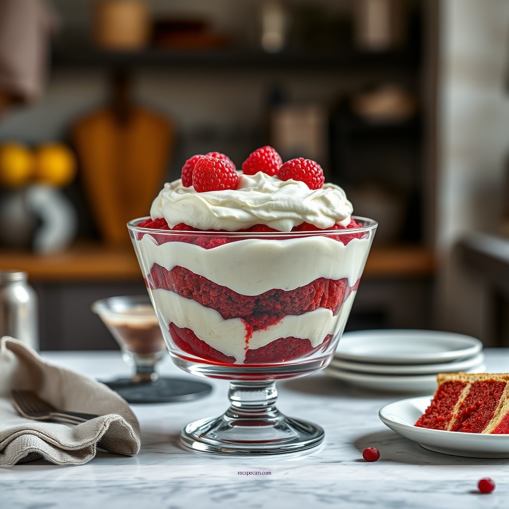 Time Required - red velvet cake trifle recipe