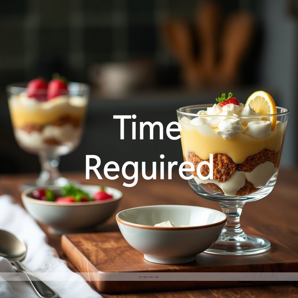 Time Required - simple trifle dessert recipes