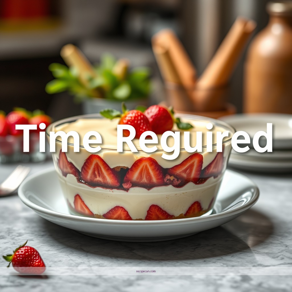 Time Required - strawberry cheesecake trifle recipe