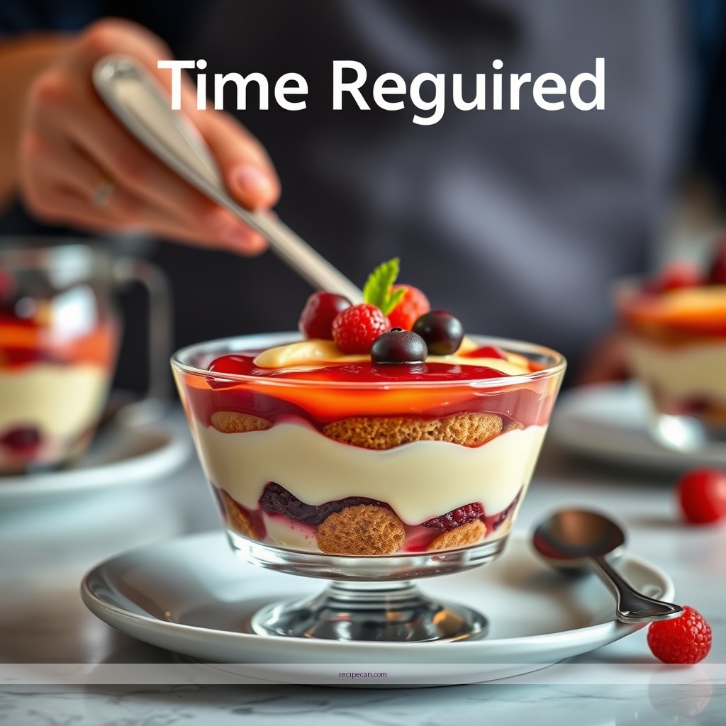 Time Required - trifle dessert recipes with custard and jelly