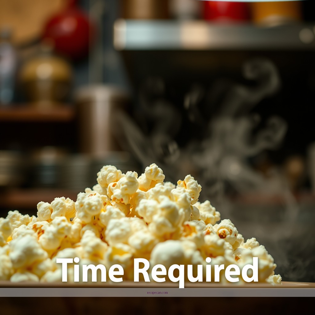 Time Required - candied popcorn recipe