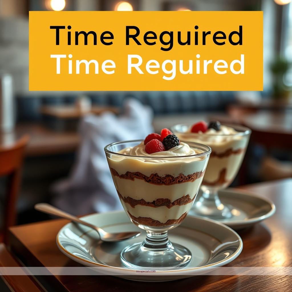 Time Required - cheesecake trifle dessert recipes