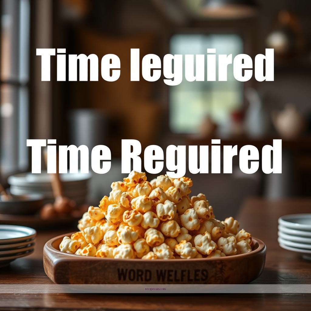 Time Required - caramel popcorn recipes