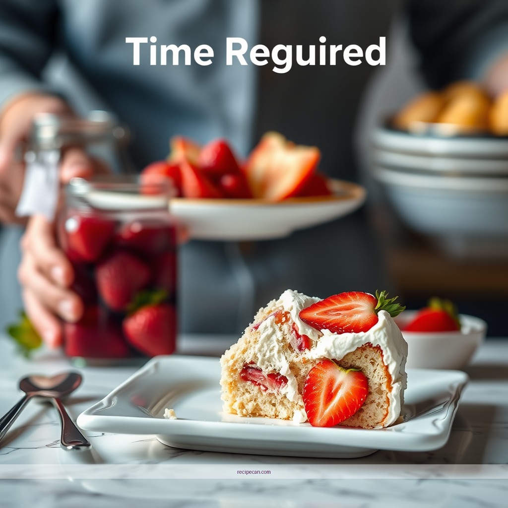 Time Required - recipe for angel food cake and strawberry trifle
