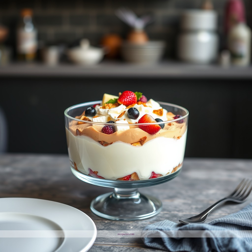 Time Required - recipe for gluten free trifle