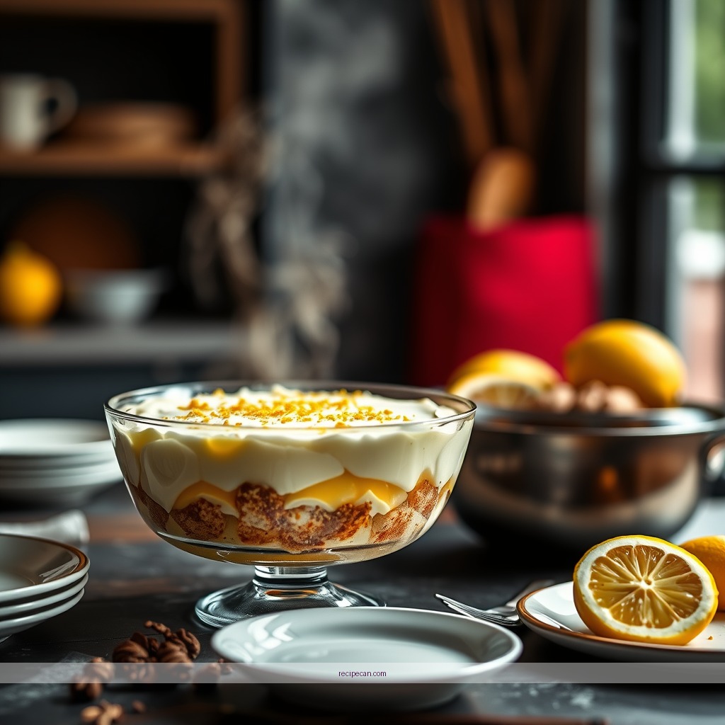 Time Required - recipe for lemon trifle