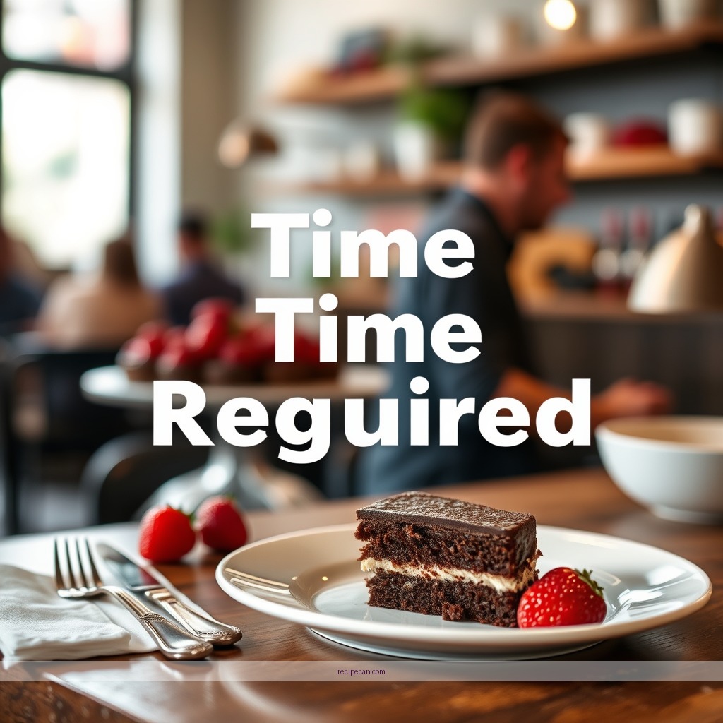 Time Required - recipe for trifle with chocolate cake