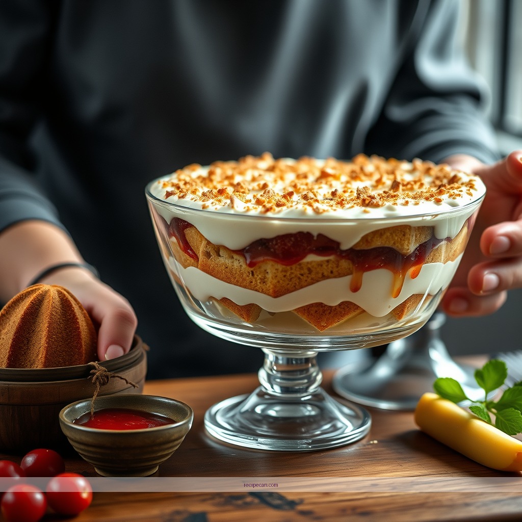 Time Required - recipe for trifle with pound cake