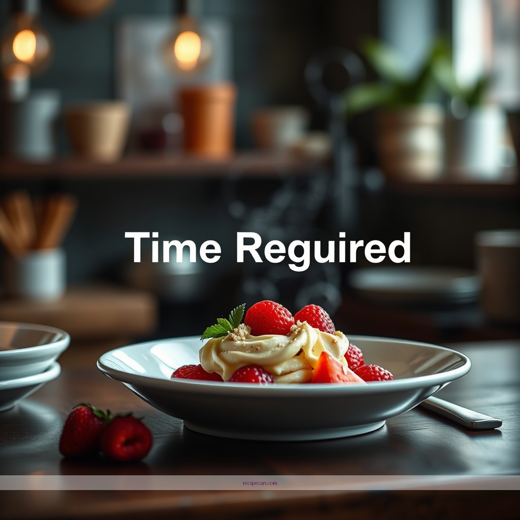 Time Required - traditional english trifle recipe