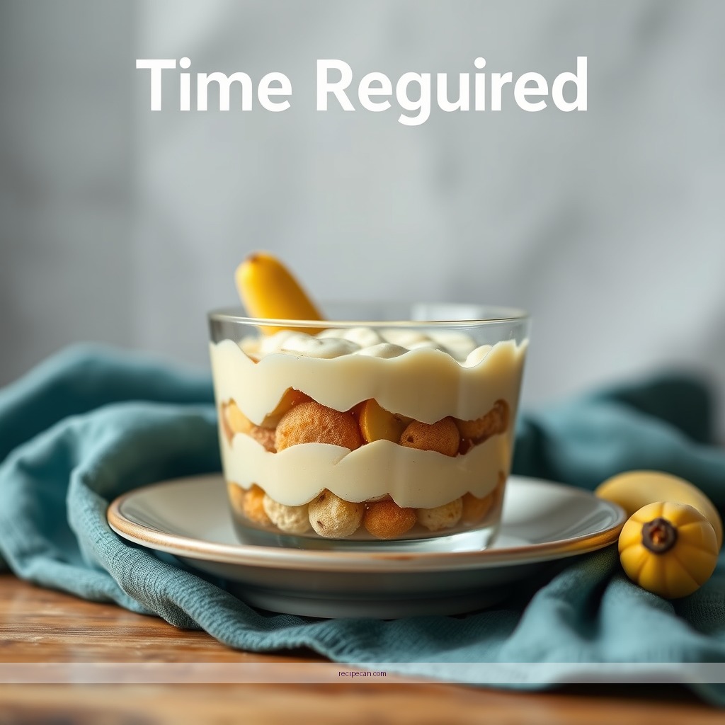 Time Required - banana trifle pudding recipe
