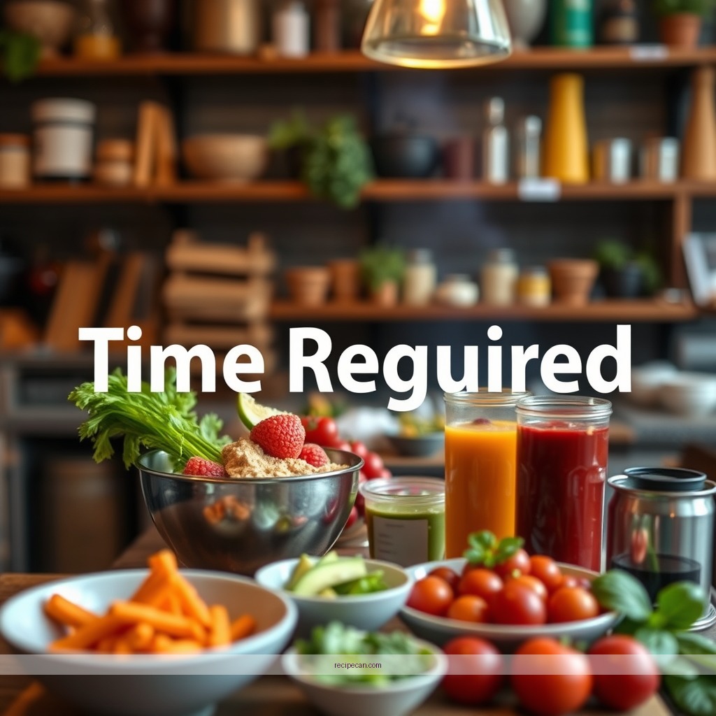 Time Required - juicing recipes