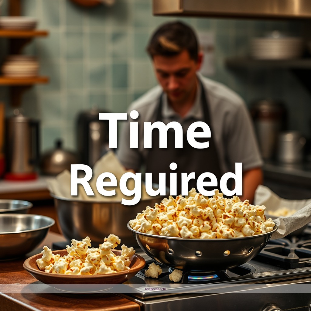 Time Required - stovetop popcorn recipe
