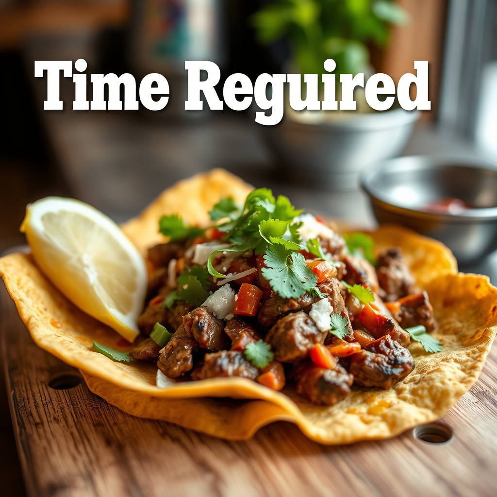 Time Required - easy beef nachos recipe