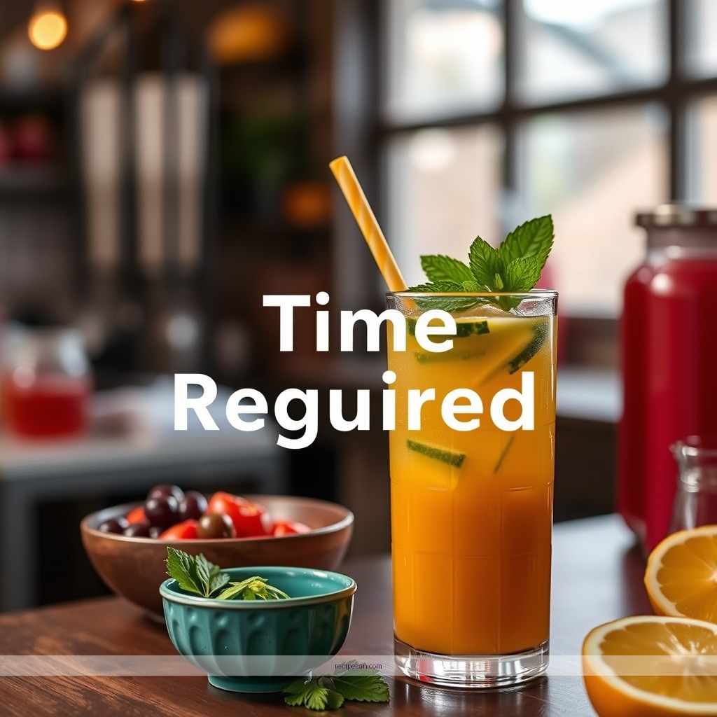 Time Required - juice drink recipes
