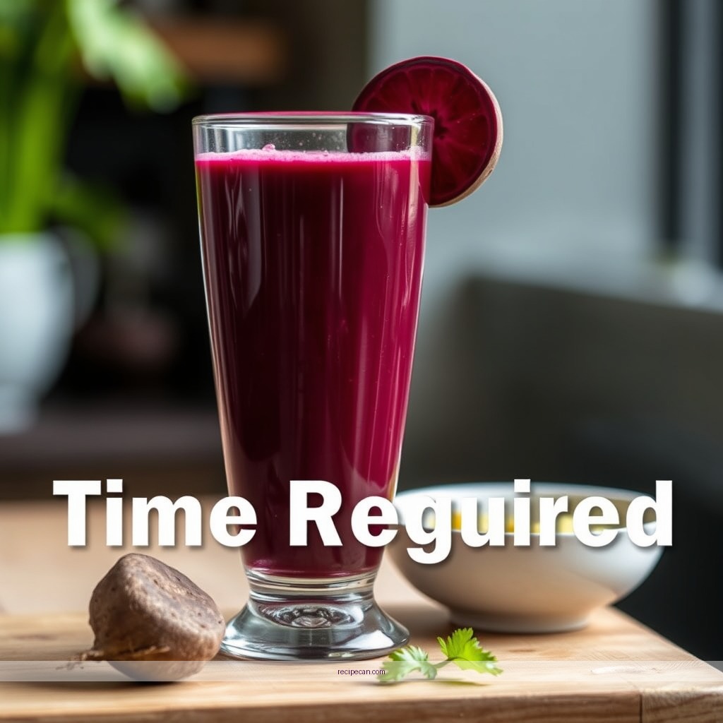 Time Required - beetroot juice recipe