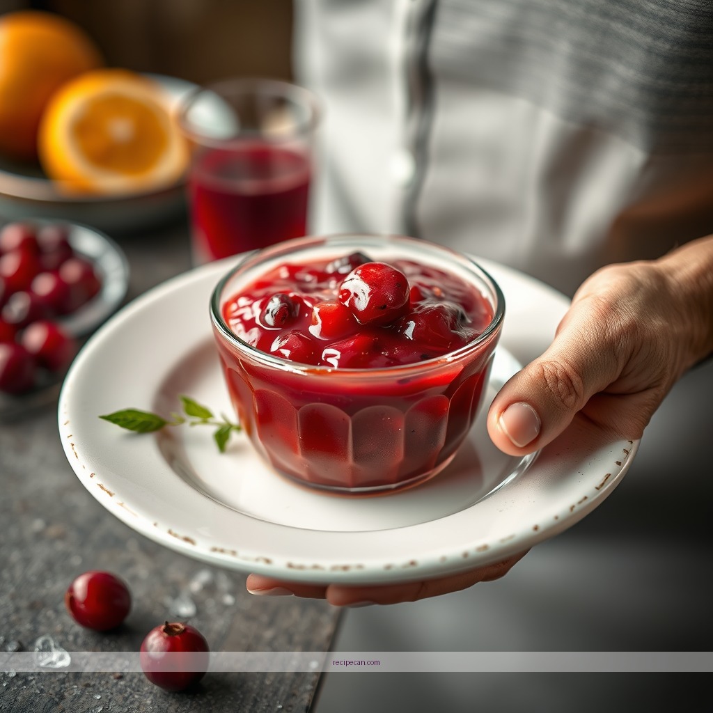 Time Required - cranberry with orange juice sauce recipe