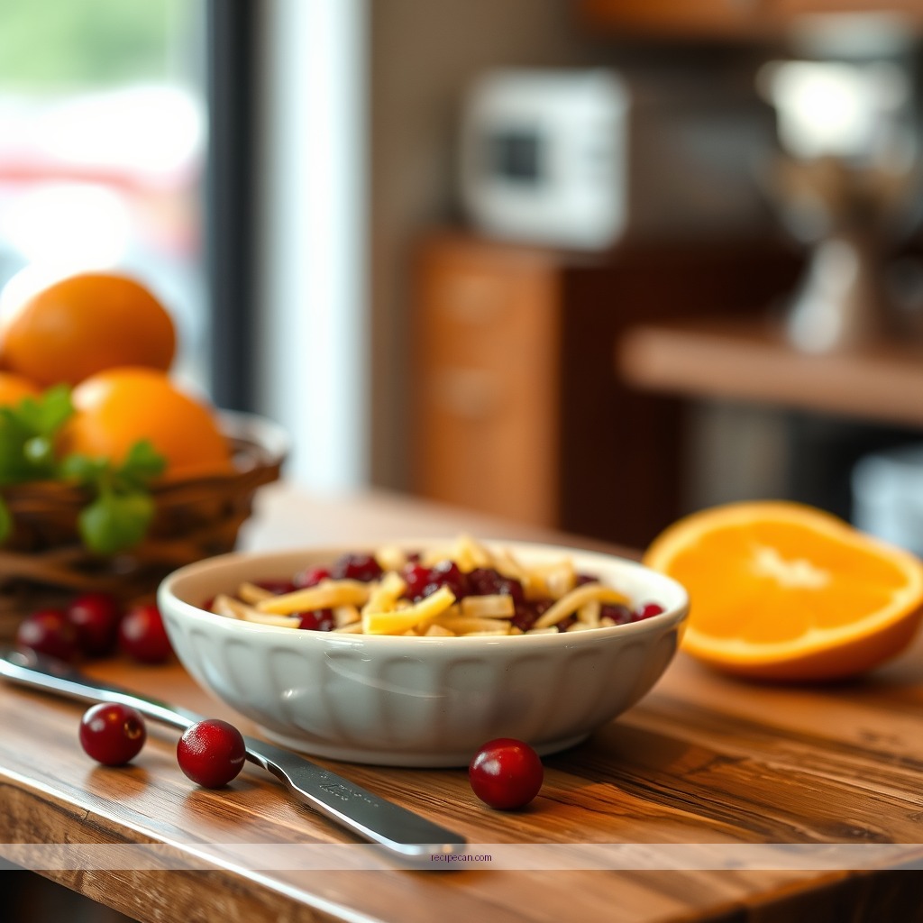 Time Required - cranberry relish with orange juice recipe
